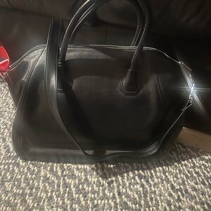 Express Black Satchel Bag